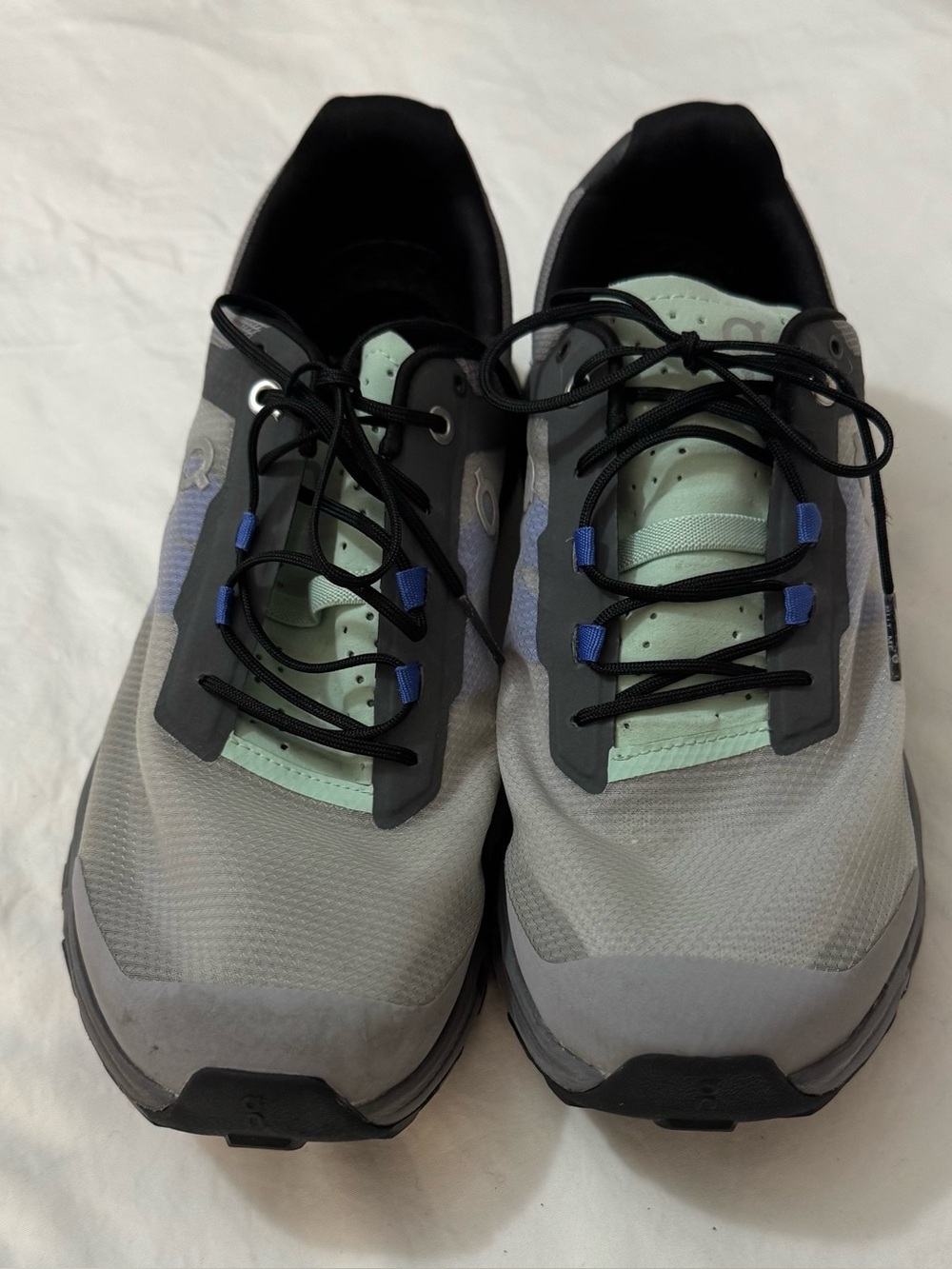 On Cloud CloudVista Mens Trail Running Shoes Grey Mint Black Size 9,5